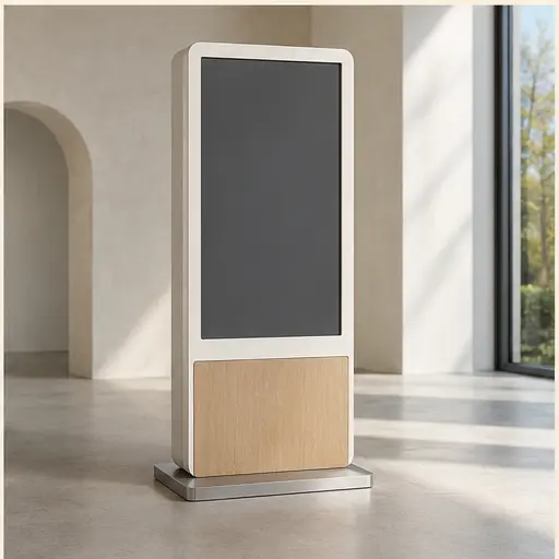 Illustrative digital kiosk display housing