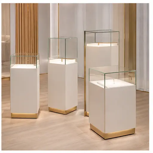 Illustrative exhibition product display zone