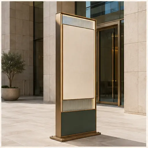 Illustrative commercial freestanding pylon sign