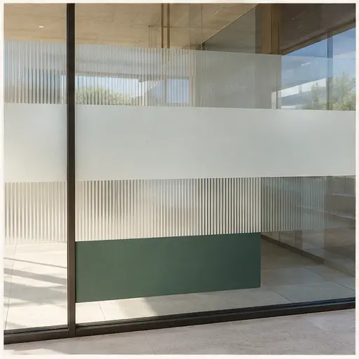 Illustrative large-format window graphics