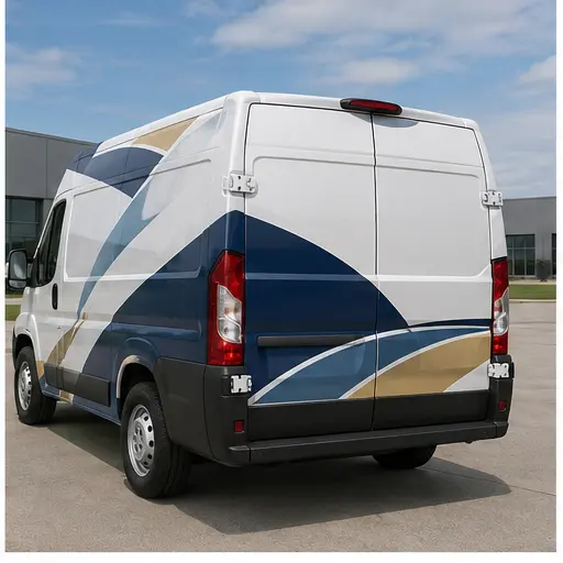 Illustrative partial commercial vehicle graphics